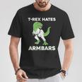 T-Rex Hates Armbars Bjj Jiu Jitsu T-Shirt Unique Gifts