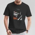 T-shirt Chasseur de Cerfs, Design Visage Sombre Effet Éclaboussé Cadeaux drôles