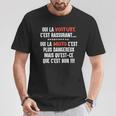 T-shirt La Moto C'est Bon pour Amateurs de Motocyclisme Cadeaux drôles
