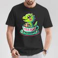 Tea-Rex Cute T-Rex Dinosaur Lover Kawaii Dino T-Shirt Unique Gifts