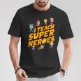 I Teach Superheroes First Grade Teacher Prek Teacher T-Shirt Unique Gifts