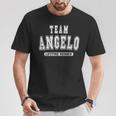 Team Angelo Lifetime Member Family Last Name T-Shirt Funny Gifts