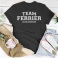Team Ferrier Proud Family Surname Last Name T-Shirt Funny Gifts