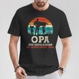 Team Opa Und Enkel Bester Opa Der Welt Father's Day Super Grandpa T-Shirt Lustige Geschenke