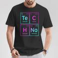 Techno Sintetizador Químico Rave Music Edm Music Festival Camiseta unisex Regalos divertidos