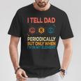 I Tell Dad Jokes Periodically Fathers Day Vintage T-Shirt Unique Gifts
