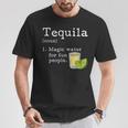 Tequila Definition Magic Water For Fun People Drinking T-Shirt Funny Gifts