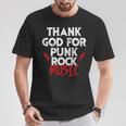 Thank God For Punk Rock Music Bands Anarcho-Punk Hardcore T-Shirt Unique Gifts