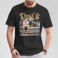 Thug Life Stay Golden Gilrs Vintage T-Shirt Unique Gifts