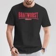 With Thüringer Bratwurst Selbst Mache Bratwurzepzepte Rostbrätl T-Shirt Lustige Geschenke