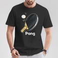 Tischtennis Partner Tischtennisschläger Ping Pong T-Shirt Lustige Geschenke