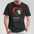 Torreón Coahuila Mexico Heart Flag Mexicana Corazon Mujer T-Shirt Unique Gifts