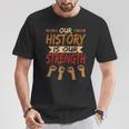 Our History Is Our Strength Black History Pride T-Shirt Personalized Gifts