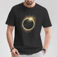 Total Eclipse Map Path Of Totality Lover April 8 2024 T-Shirt Funny Gifts