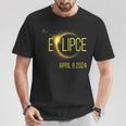 Total Solar Eclipse 2024 April 8 Solar Eclipse 2024 T-Shirt Personalized Gifts