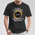 Total Solar Eclipse 2024 Indianapolis Indiana Totality T-Shirt Unique Gifts