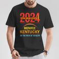 Total Solar Eclipse 2024 Menifee Kentucky April 8 2024 T-Shirt Unique Gifts