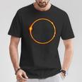 Total Solar Eclipse 2024 Minimalist Ring T-Shirt Personalized Gifts