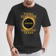 Total Solar Eclipse 2024 San Antonio Texas Path Of Totality T-Shirt Unique Gifts