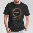 Total Solar Eclipse 2024 Totality 040824 Ohio Oh T-Shirt Unique Gifts