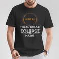 Total Solar Eclipse April 8 2024 Maine Astronomy Totality T-Shirt Unique Gifts