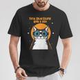 Total Solar Eclipse April 8Th 2024 Cat Wearing Eclipse Glass T-Shirt Unique Gifts