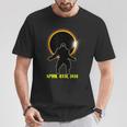 Total Solar Eclipse Sasquatch Wearing Solar Eclipse Glasses T-Shirt Unique Gifts