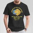 Total Solar Eclipse Vincennes Indiana April 8 2024 Retro T-Shirt Unique Gifts