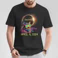 Totality Total Solar Eclipse Cat April 8 2024 Indiana T-Shirt Unique Gifts