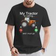 My Tractor Is Calling And I Must Go Tractor Lovers T-Shirt Unique Gifts