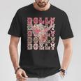Trendy Dolly First Name Guitar Pink Cowgirl Western T-Shirt Funny Gifts