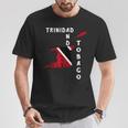 Trinidad And Tobago Map Pride Trinidadian Roots Flag T-Shirt Funny Gifts