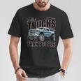 I Like Trucks More Than People Humorous Auto Enthusiast T-Shirt Unique Gifts