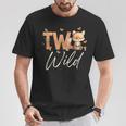 Two Wild Fox Woodland Animal 2Nd Birthday 2 Year Old T-Shirt Unique Gifts