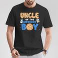 Uncle Of The Birthday Boy Milk And Cookies 1St Birthday T-Shirt Unique Gifts