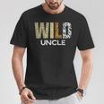 Uncle Of The Wild One Zoo Birthday Safari Jungle Animal T-Shirt Personalized Gifts