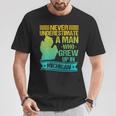 Never Underestimate A Man Who Grew Up In Michigan T-Shirt Personalized Gifts
