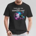 Unicorn Finger Weg Von Meiner Seifenblase S T-Shirt Lustige Geschenke