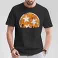 Unique Orange & White Tennessee State Flag Knoxville Skyline T-Shirt Unique Gifts