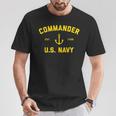 Us Navy Commander Cdr T-Shirt Unique Gifts