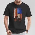 Usa Flag Tractor Farmer T-Shirt Unique Gifts