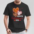 Valentines Day Happy Basketball Baseball Football Boys Mens T-Shirt Funny Gifts