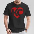 Valentines Day Kansas City Heart I Love Kc Women's Top T-Shirt Unique Gifts