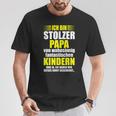 Vater Stolzer Papaatertag Spruch Sprüche Geschenkidee T-Shirt Lustige Geschenke