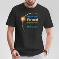 Vermont Vt Total Solar Eclipse 2024 1 T-Shirt Unique Gifts