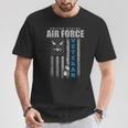 Veteran Of The Us Air Force Usa Flag Veterans T-Shirt Funny Gifts