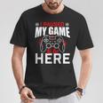 Video-Spiel Pausiert Gaming & Gamer Geschenk T-Shirt Lustige Geschenke