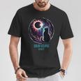 View Totality April 8 2024 Astronomy Cat Lover Solar Eclipse T-Shirt Unique Gifts