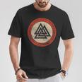 Viking Knot Valknut Wotan Norse Mythology T-Shirt Lustige Geschenke