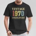 Vintage 1970 Clothes 50 Years Old Retro 50Th Birthday T-Shirt Unique Gifts